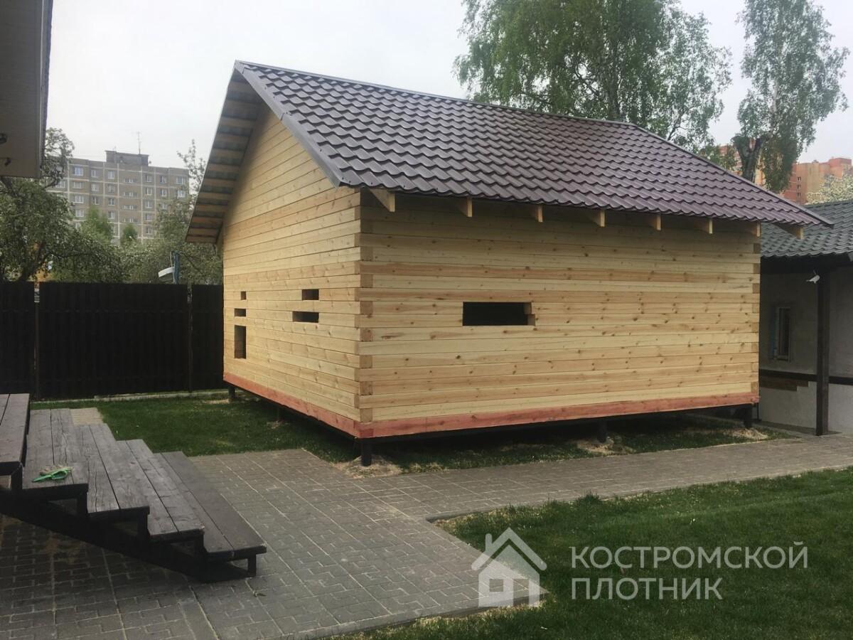 Баня 6×6 из профилированного бруса 145 на 145
