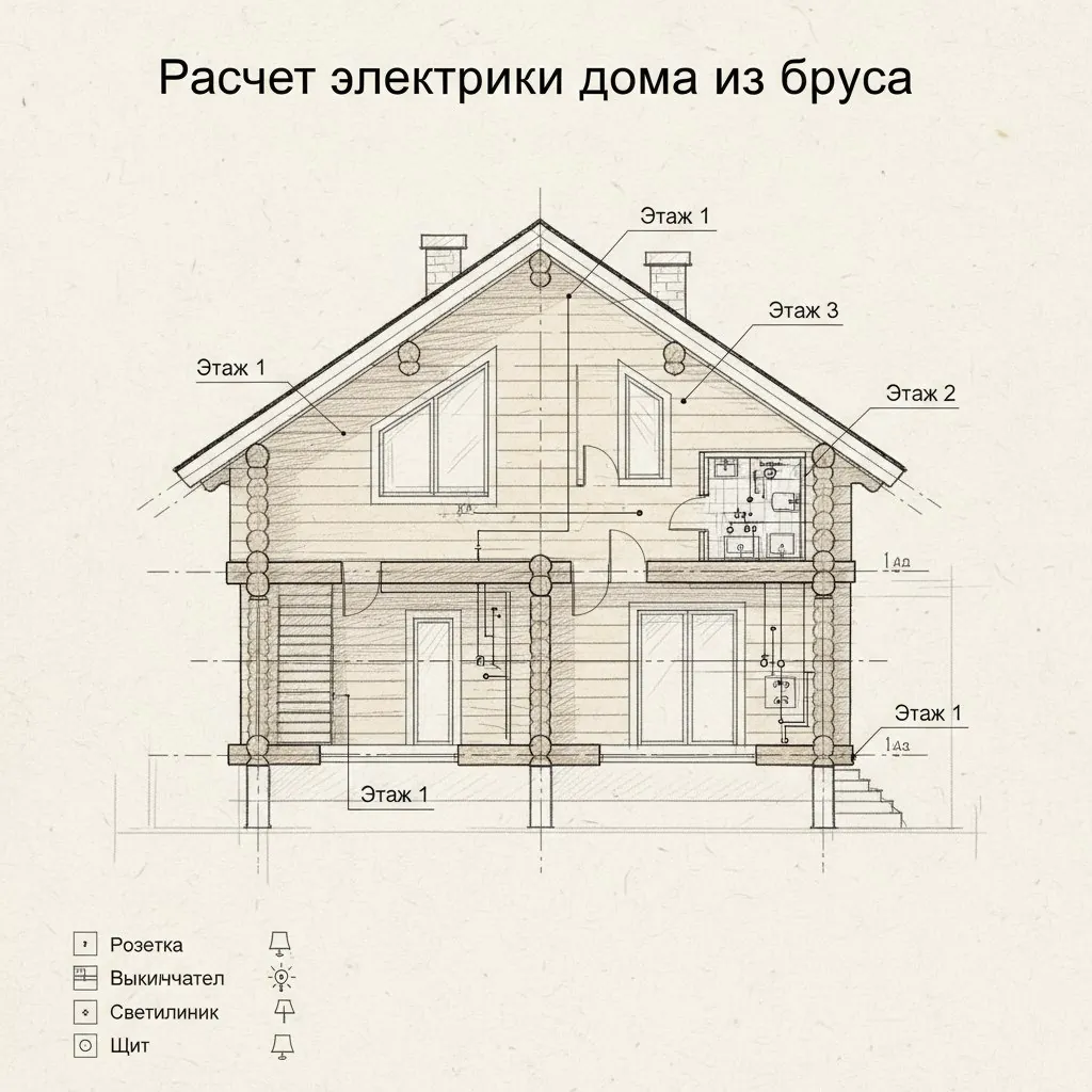 Расчет электрики дома